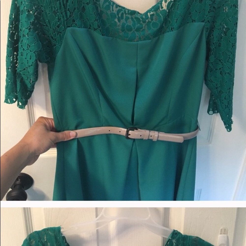 Jessica Simpson Green Lace mini Dress